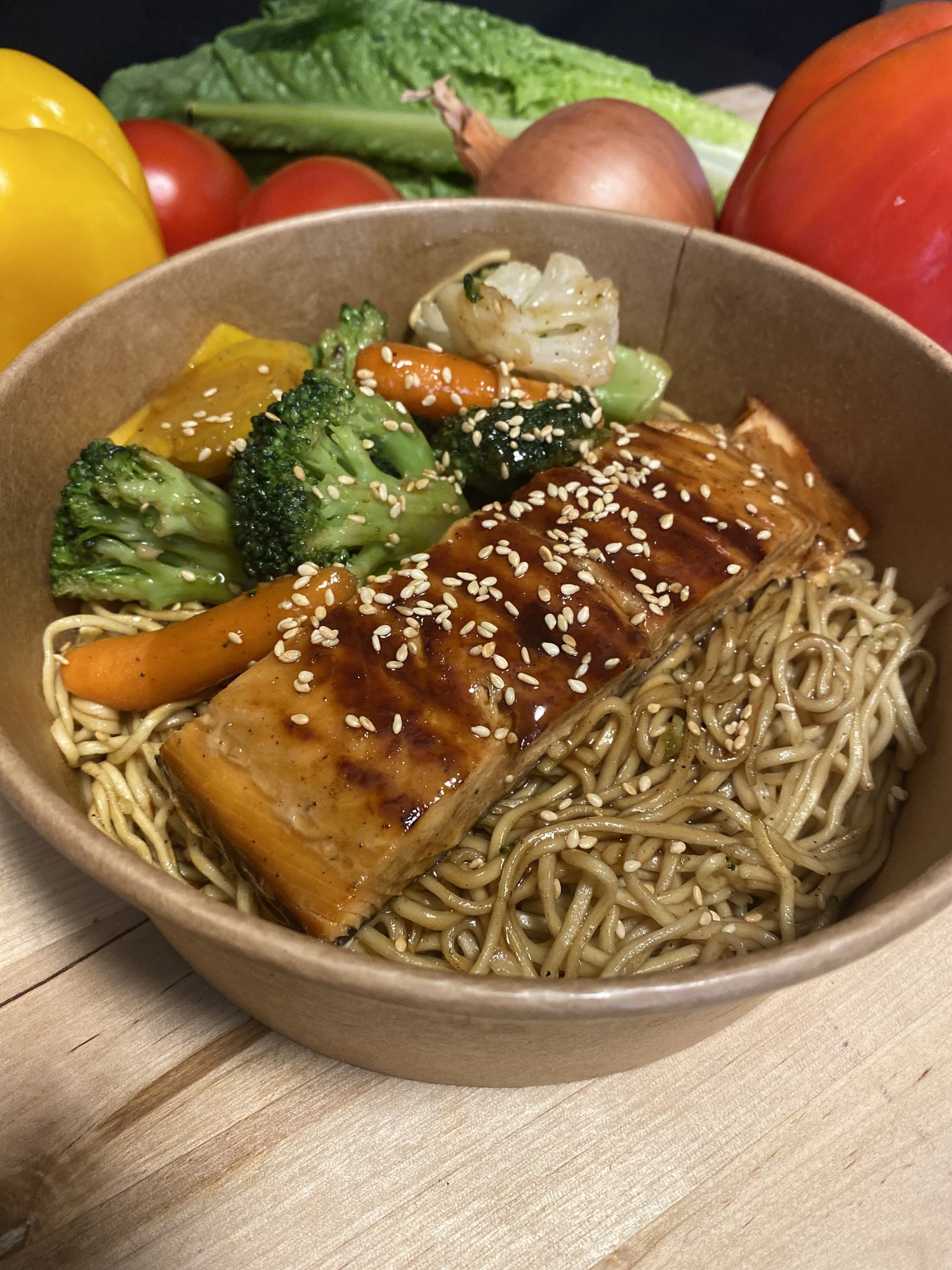 Teriyaki Salmon Bowl